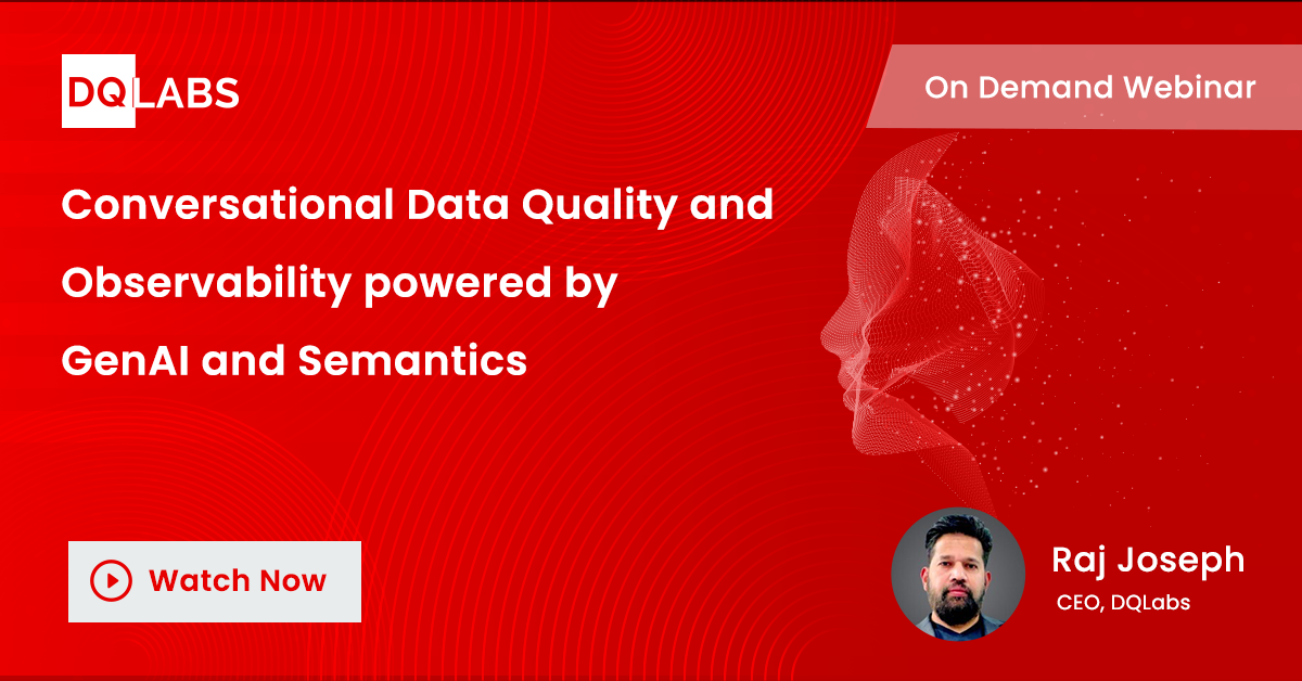 Conversational Data Quality and Observability powered by GenAI and Semantics