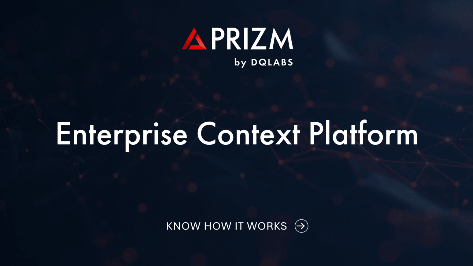 Enterprise Context Platform - Prizm by DQLabs
